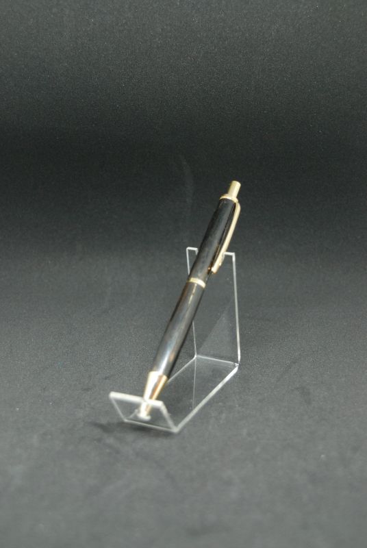 Kugelschreiber, Ebenholz  Ball pen, ebony  35 € (Reduziert wegen Riss, reduced price due to small crack)